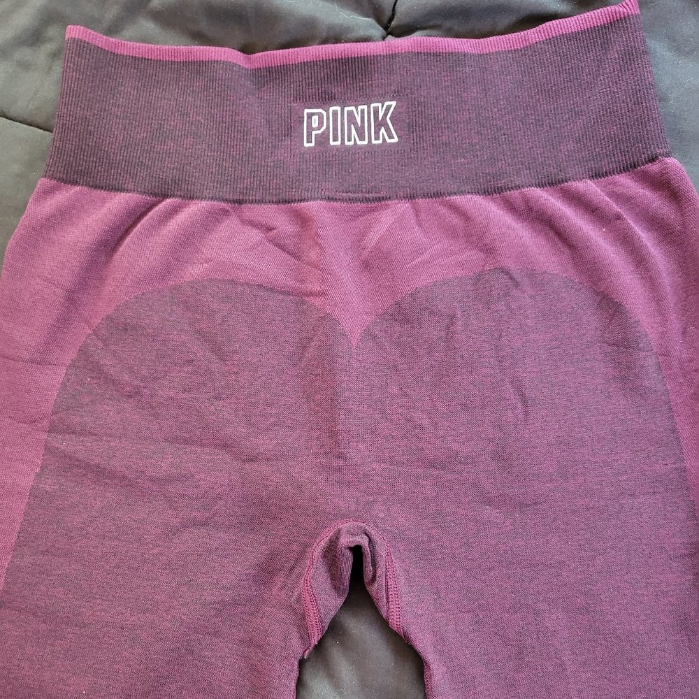 Make me an offer! Victoria's Secret PINK seamless leggings heart shaped booty